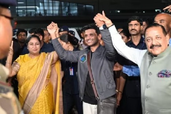 Shubhanshu Shukla accorded hero's welcome on return to India; Parliament plans special discussion on successful space mission tomorrow