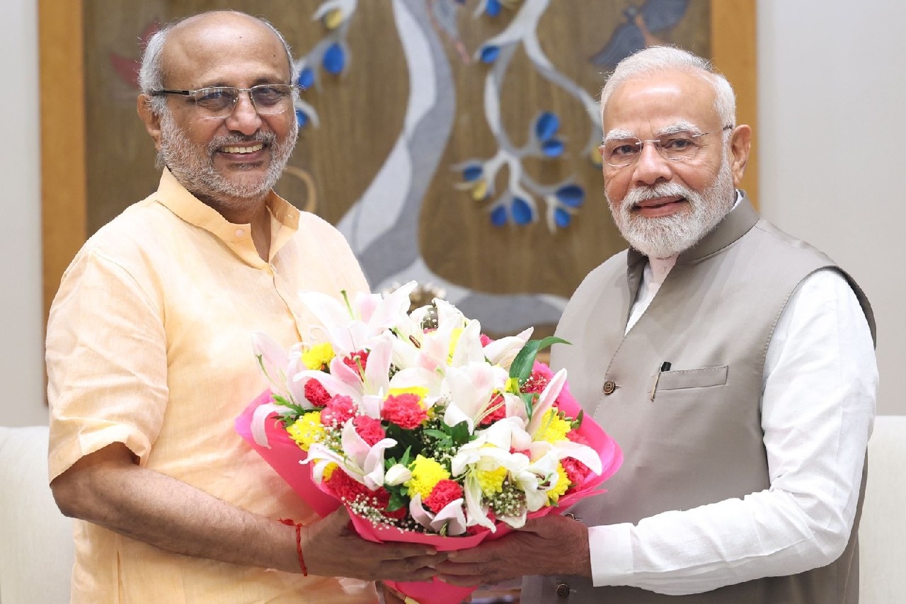 'Long years of public service, experience will enrich our nation': PM Modi meets NDA’s Vice Presidential nominee