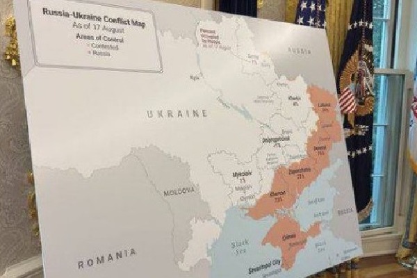 Zelensky says he had long discussion with Trump over map showing Russian-occupied territories