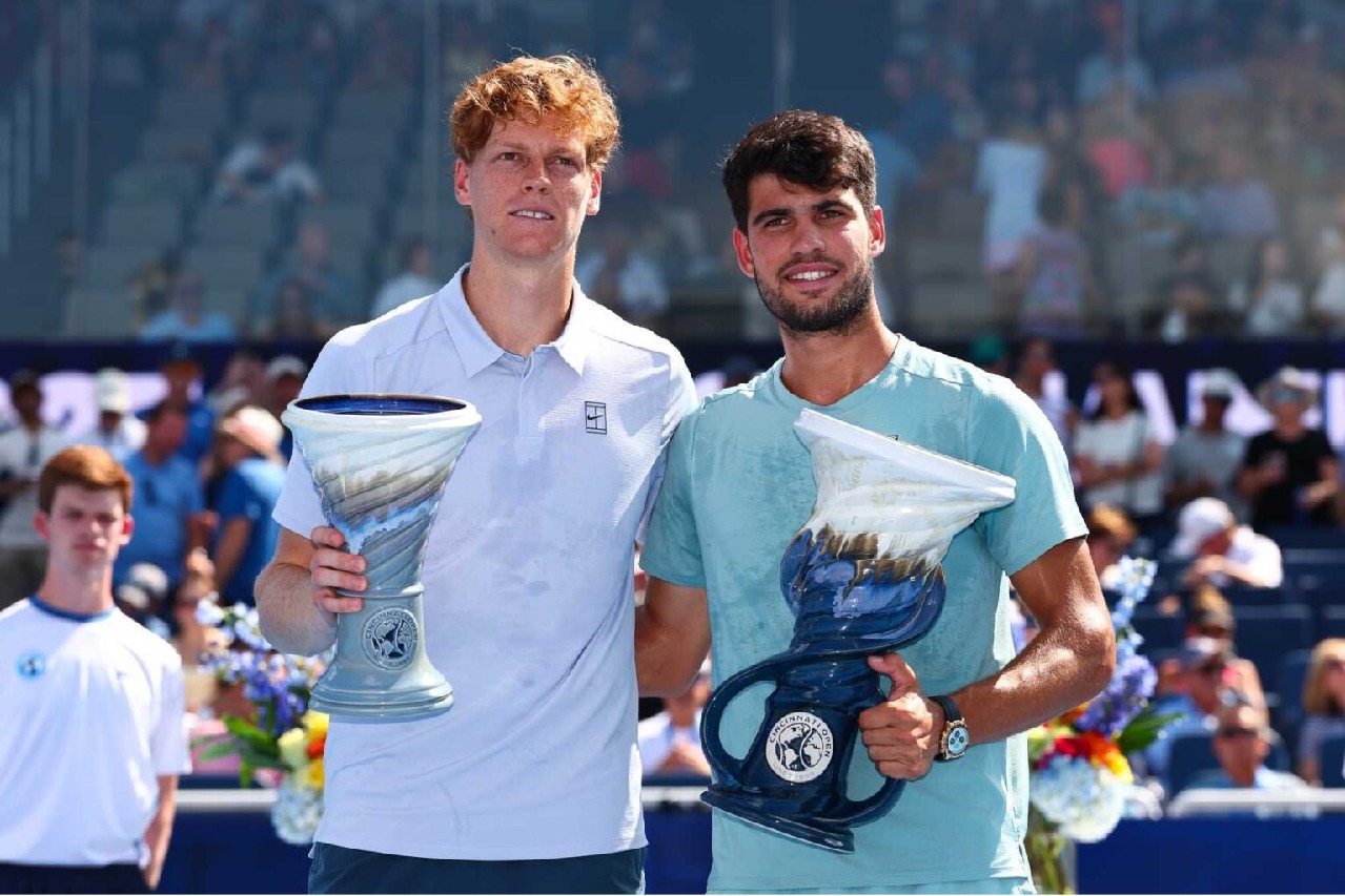 Alcaraz takes first Cincinnati title after Sinner retires