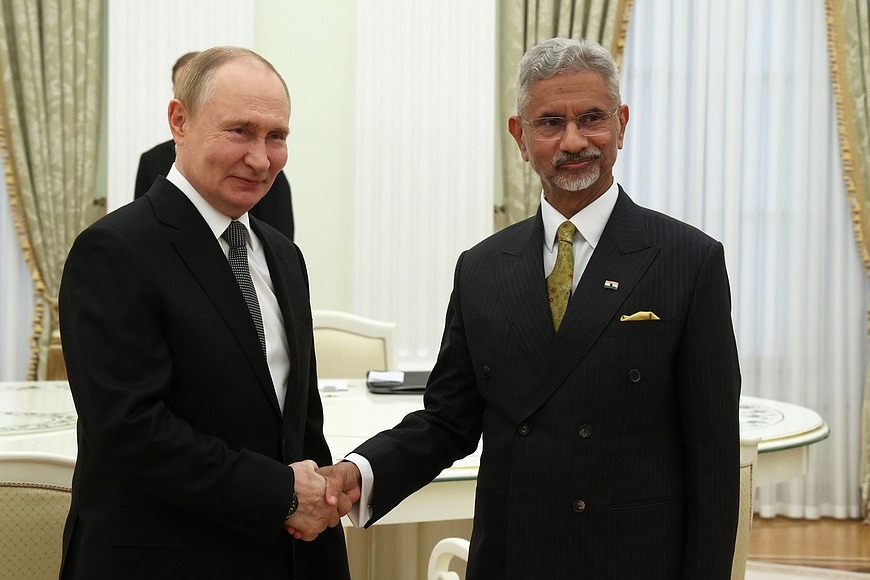EAM Jaishankar calls on Russian President Vladimir Putin in Moscow
