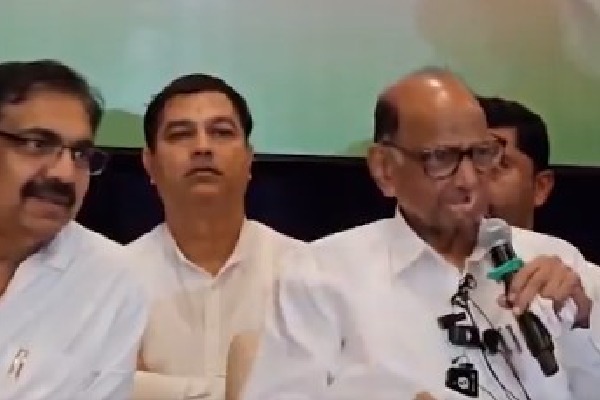 Ideologically against, won’t be possible to support Radhakrishnan in VP election: Sharad Pawar (Ld)