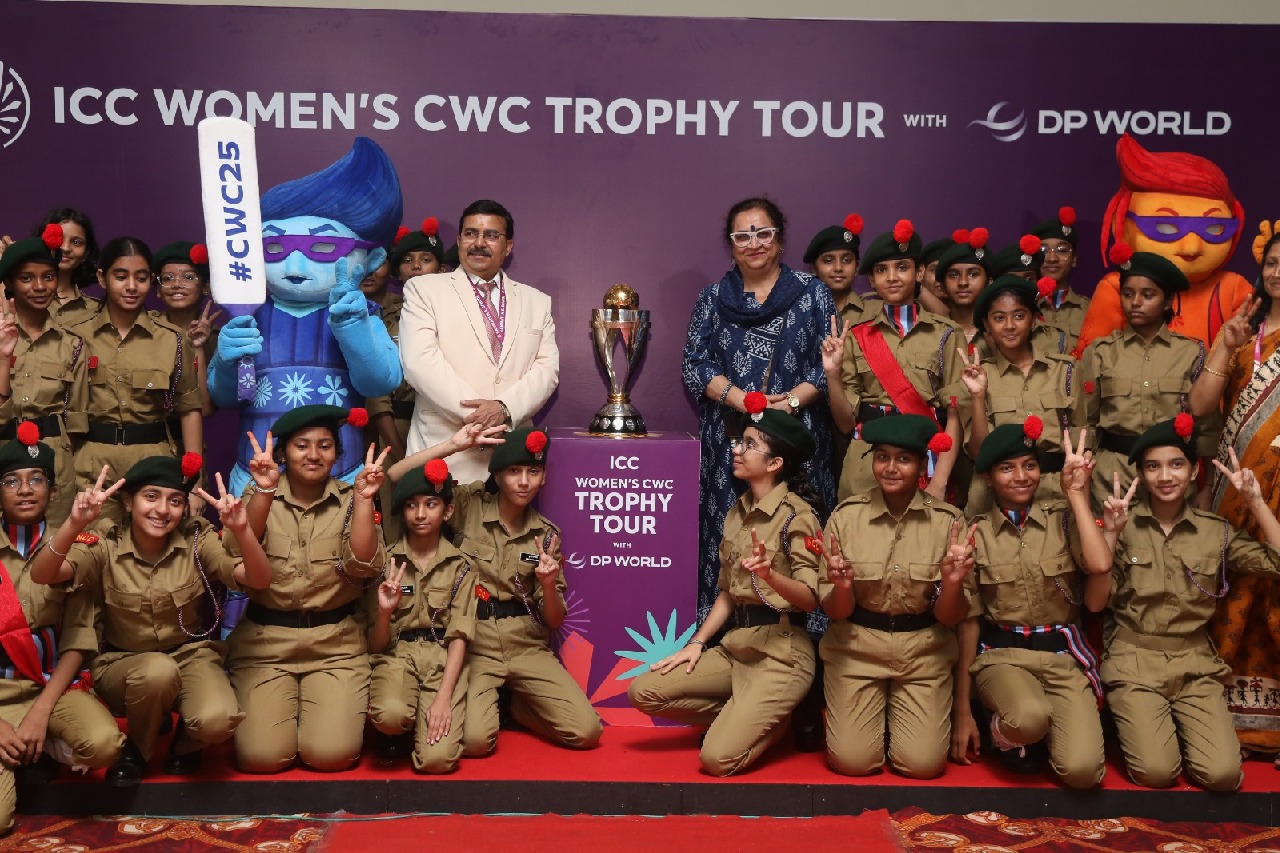 ICC Women’s World Cup 2025 trophy tour ignites excitement in Indore