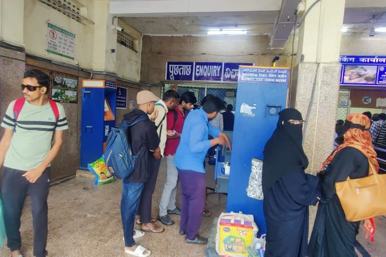 Train traffic hit as track flooded in Telangana’s Kamareddy district