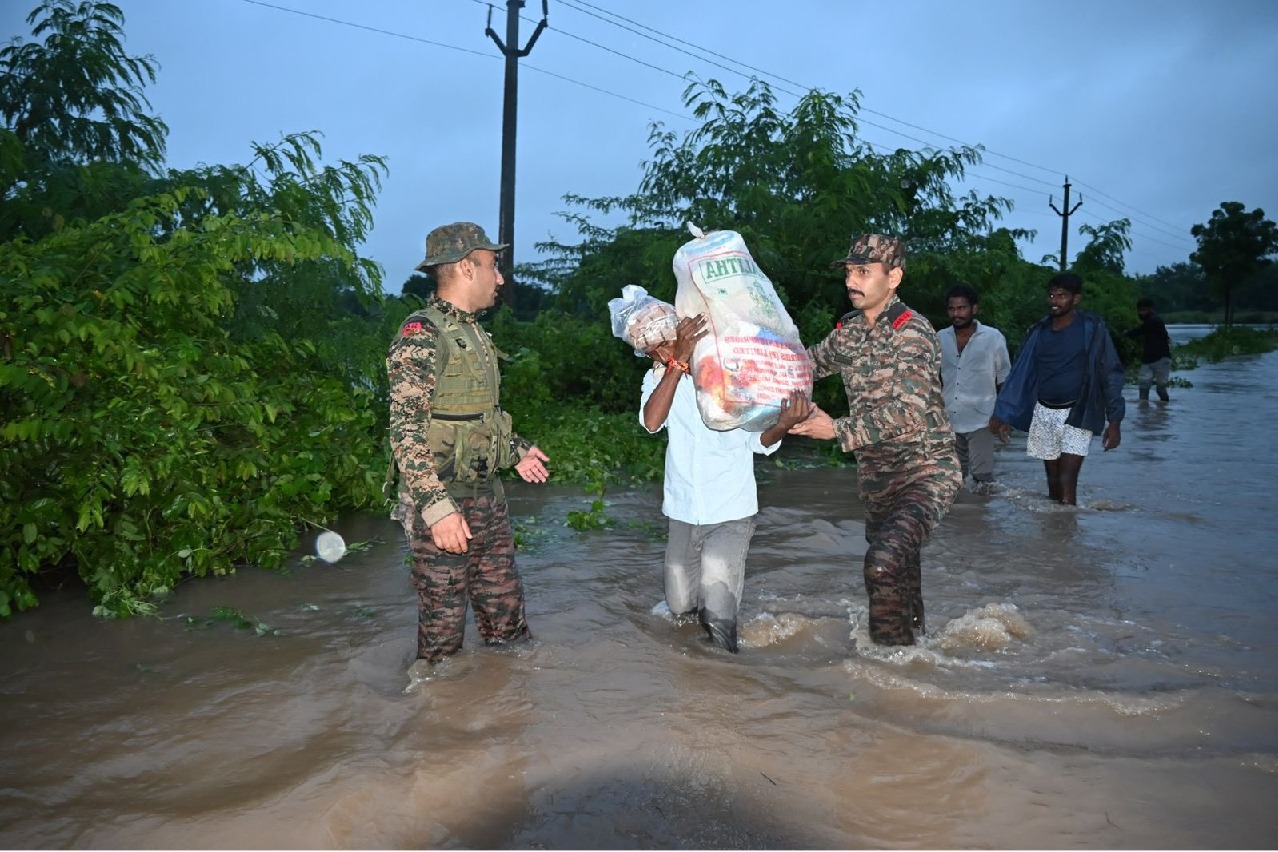 Army joins rescue, relief operations in flood-hit Telangana