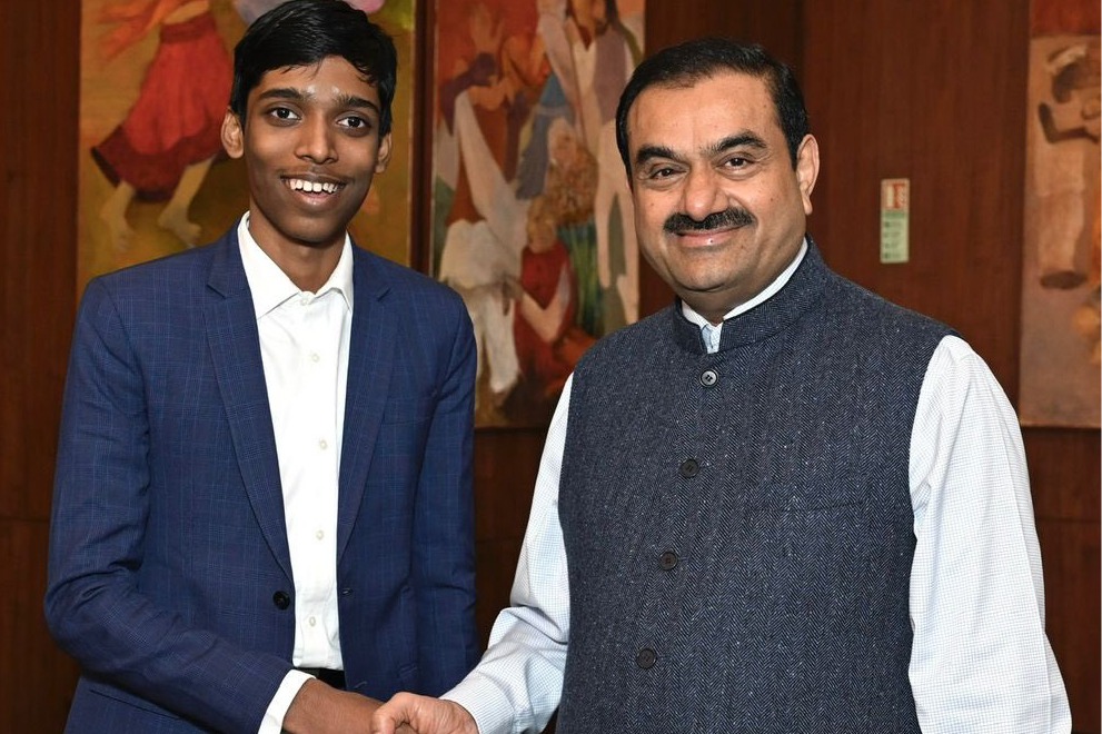 Praggnanandhaa secures spot in Grand Chess Tour Final, earns praise from Gautam Adani
