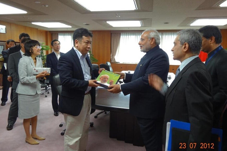 Tryst with bullet train, meetings with top biz leaders: A lookback at Narendra Modi’s visits to Japan as CM