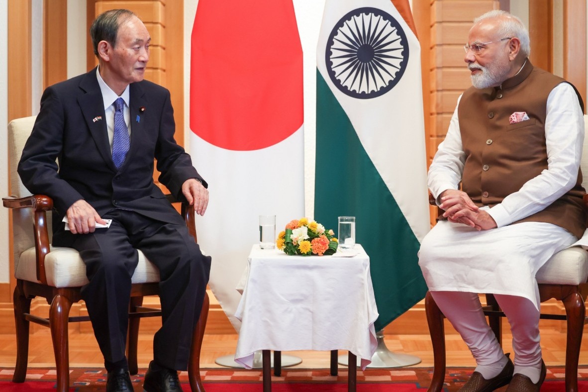PM Modi, former Japanese counterpart Suga discuss expanding bilateral ties