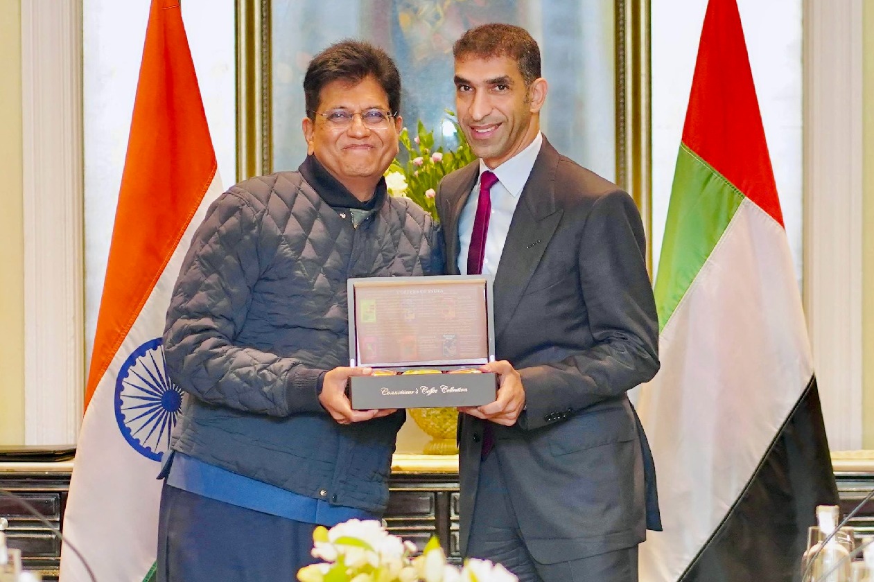 Piyush Goyal meets UAE counterpart; discusses bilateral trade, other key issues