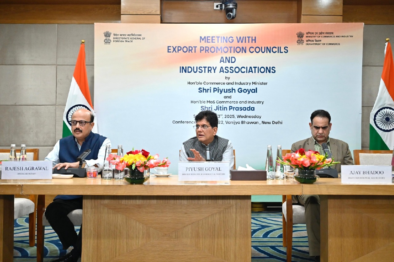 Piyush Goyal assures Indian exporters of govt help amid global trade uncertainties
