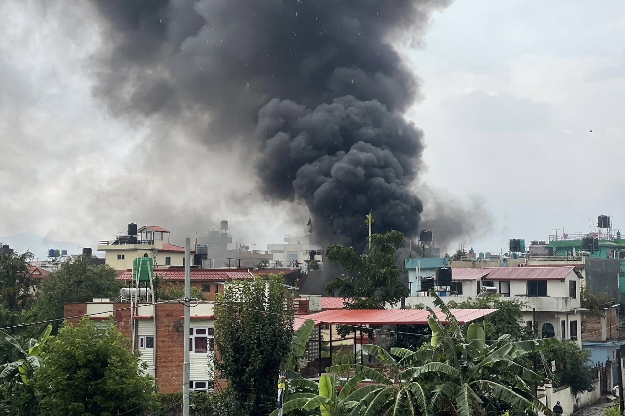 Houses of Nepal PM Oli, other top leaders torched as unrest escalates