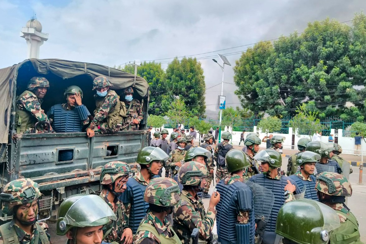 Army takes charge of law and order in Nepal