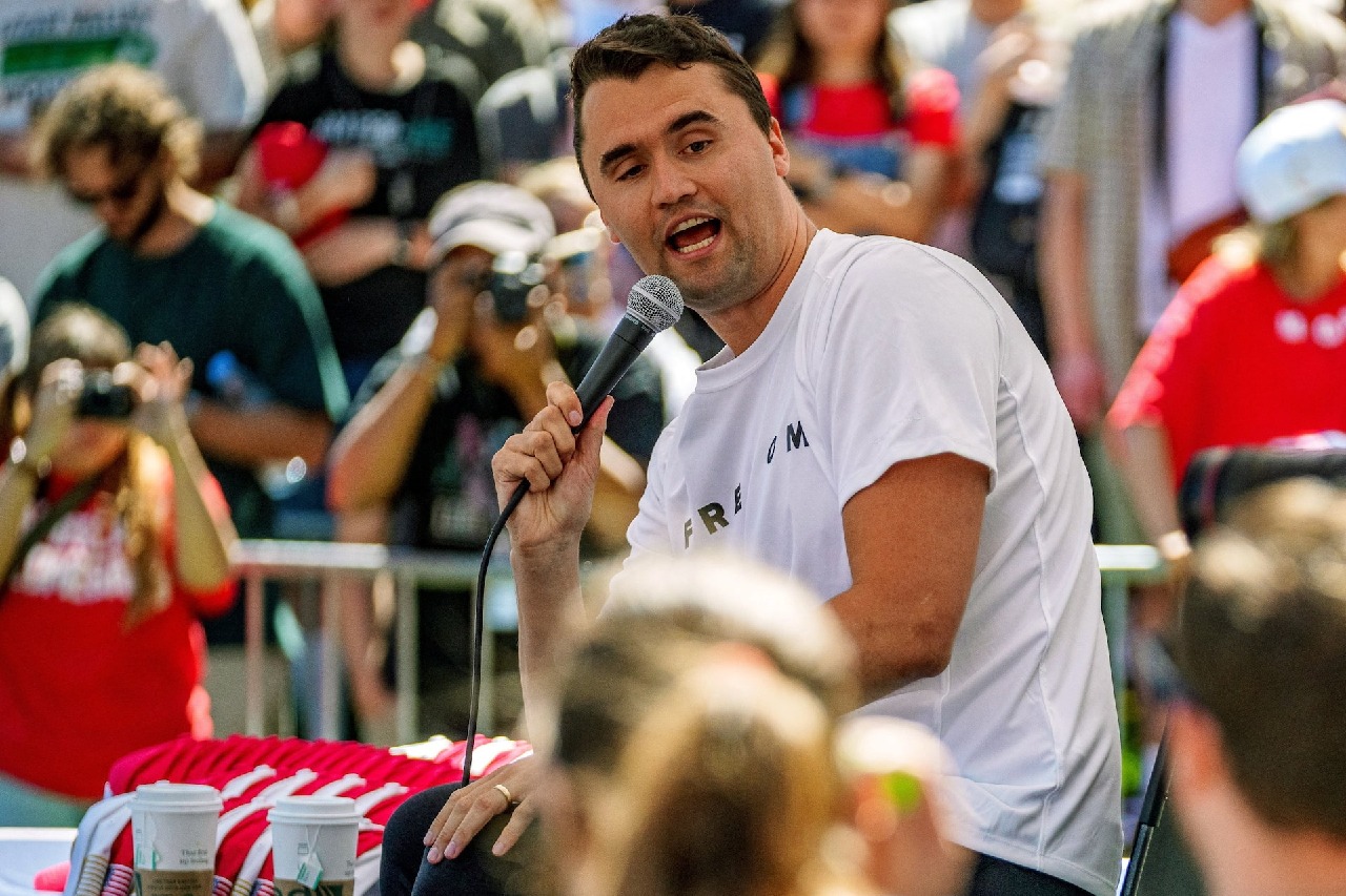 Charlie Kirk: Manhunt underway for Charlie Kirk's shooter: FBI chief..