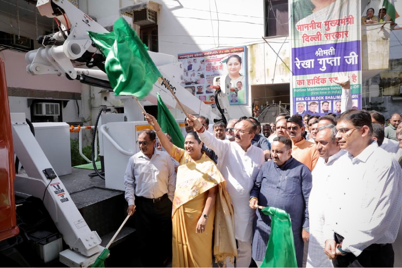 CM Rekha Gupta launches country's first hi-tech power cable repair van in Delhi