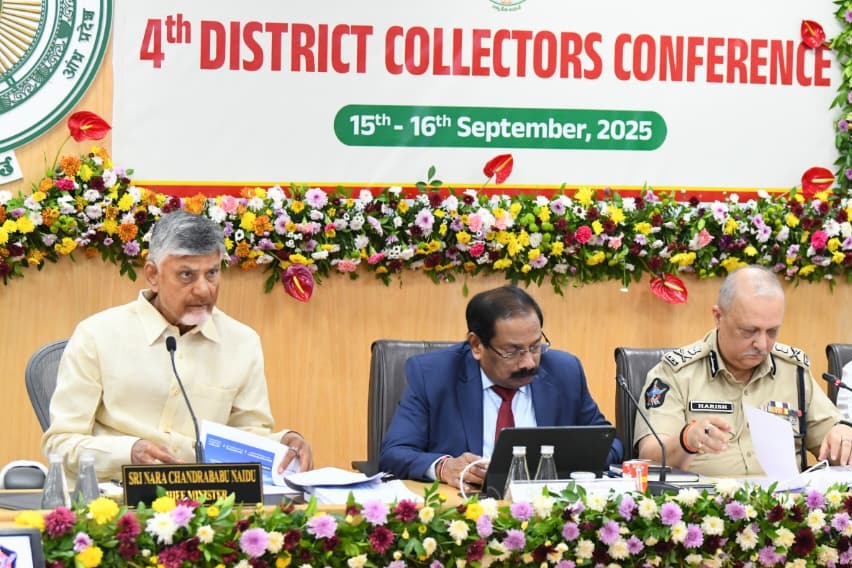 Chandrababu Naidu asks Collectors to focus on achieving 15 pc growth rate