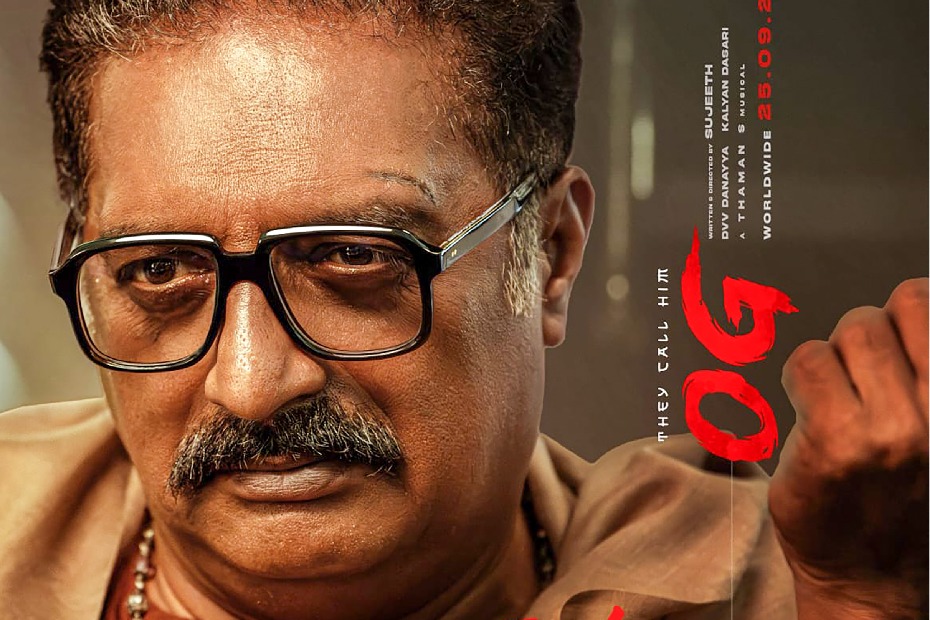 Makers of Pawan Kalyan-starrer 'They Call Him OG' release Prakash Raj's look, character name in film!