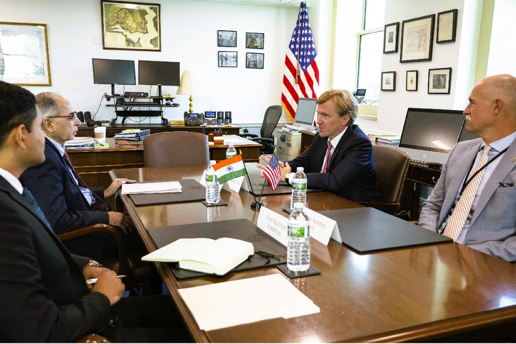 China Committee Chairman meets Indian Envoy to US, hails India as ‘essential partner’