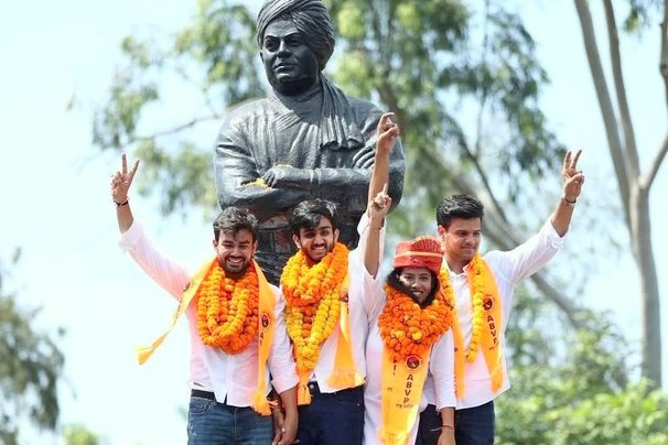 ABVP sweeps DUSU poll by winning President, 2 posts; NSUI gets VP