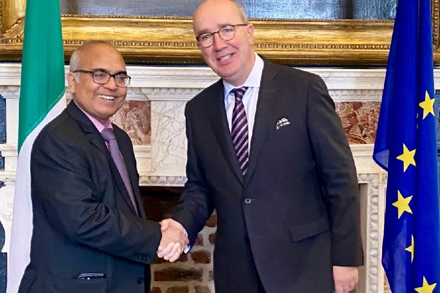 Ambassador Mishra thanks Ireland for support amid attacks on Indians, discusses bilateral ties