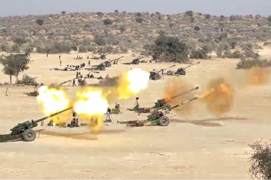Indian Army conducts integrated fire power exercise ‘Amogh Fury’ in Thar desert