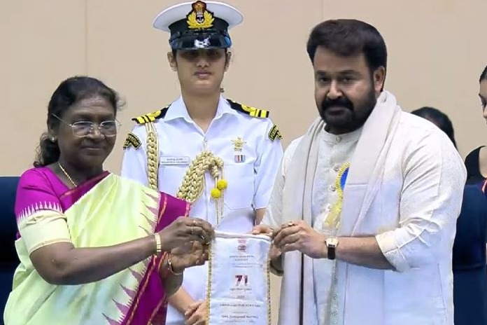 71st National Awards: President Droupadi Murmu confers Dadasaheb Phalke Award to Mohanlal