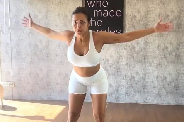Malaika Arora demonstrates Chinese movements to release tension and strengthen the body