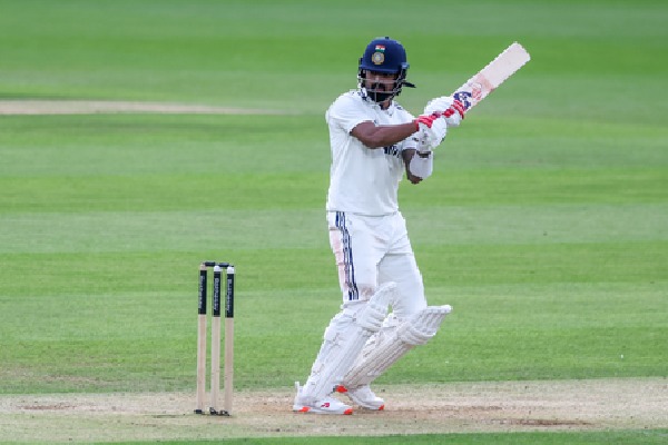 India A keep chase alive as K.L. Rahul and Sai Sudharsan hold fort