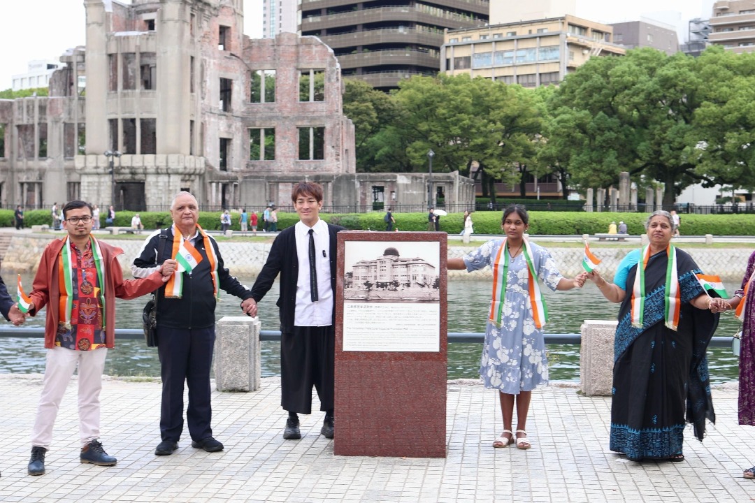 Indian diaspora in Japan pays tribute to Hiroshima victims, lauds PM Modi's role in promoting peace