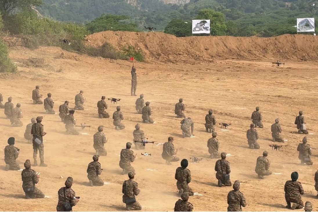 Indian Army conducts exercises to validate efficiency of indigenous drones