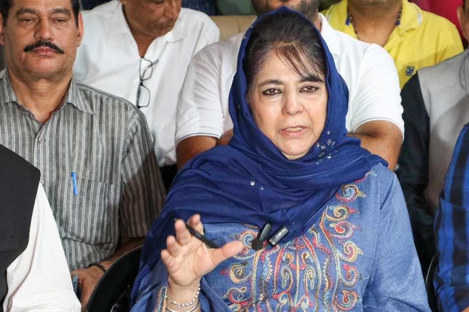 Mehbooba Mufti says youth 'rising' in protests wake-up call for India, Pakistan
