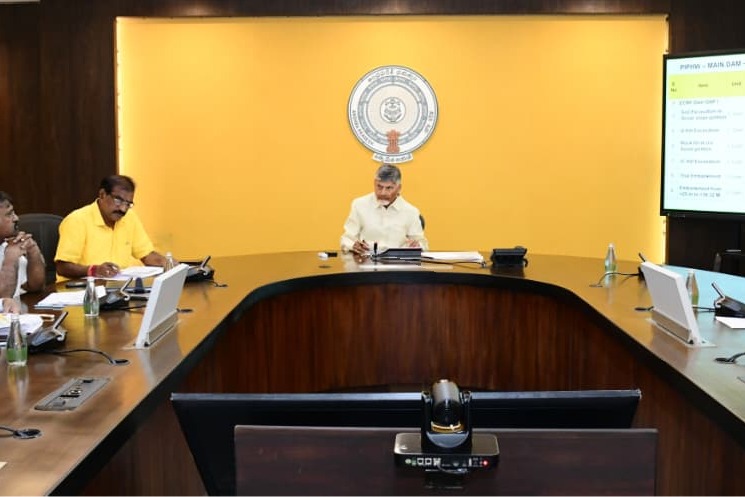 Chandrababu Naidu for completing Polavaram before Godavari Pushkaram