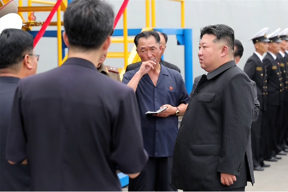 North Korea's Kim calls for bolstering naval power to counter enemy's provocations
