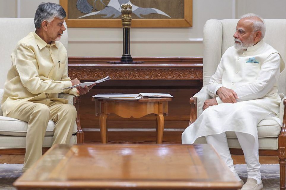 Andhra Pradesh CM congratulates PM Modi on entering 25th year as head of govt