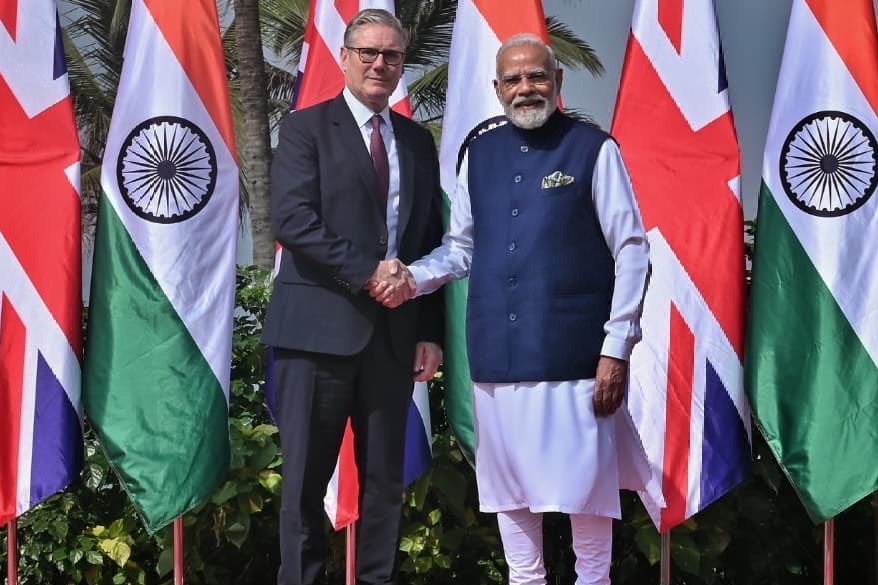 PM Modi meets Keir Starmer in Mumbai for strengthening India-UK ties