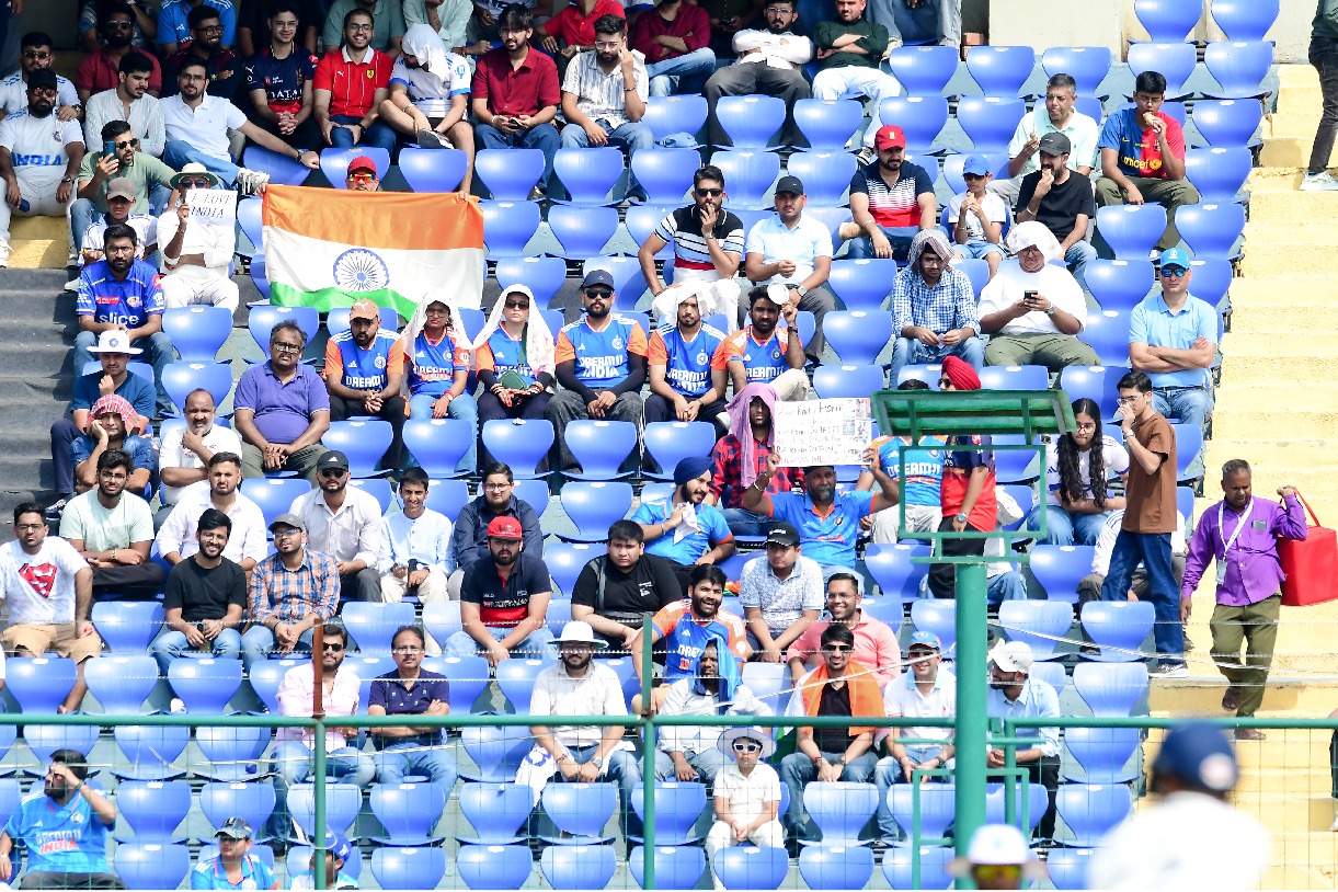 2nd Test: Solid turnout for India-WI clash in New Delhi, more fans expected to come on Sunday