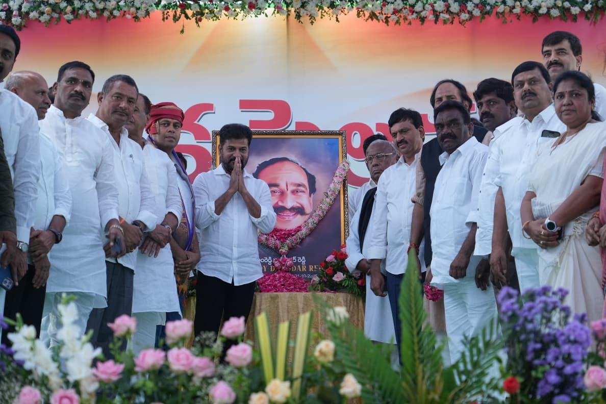 Telangana to rename SRSP-II after former minister Damodar Reddy