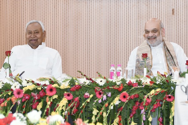 NDA finalises seat-sharing for Bihar polls; BJP, JD-U to contest 101 seats each 
