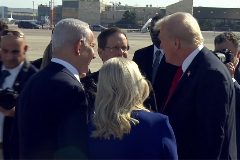 Trump receives warm welcome in Israel as Hamas begins releasing hostages