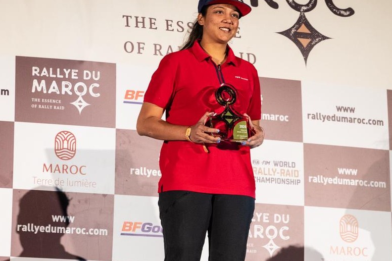 Aishwarya Pissay wins silver in the 2025 World Rally-Raid Championship