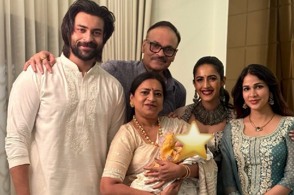 Actor Varun Tej shares pics of his son Vaayuv Tej's first Deepavali