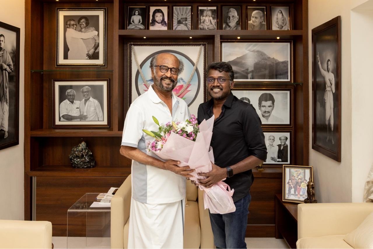 Your hardwork and your proficiency amaze me, says Rajinikanth to 'Bison' director Mari Selvaraj