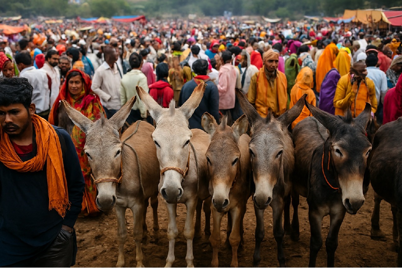 MP: Post Diwali ‘Gadhon Ka Mela’ draws crowds, crores with celebrity-named superstars