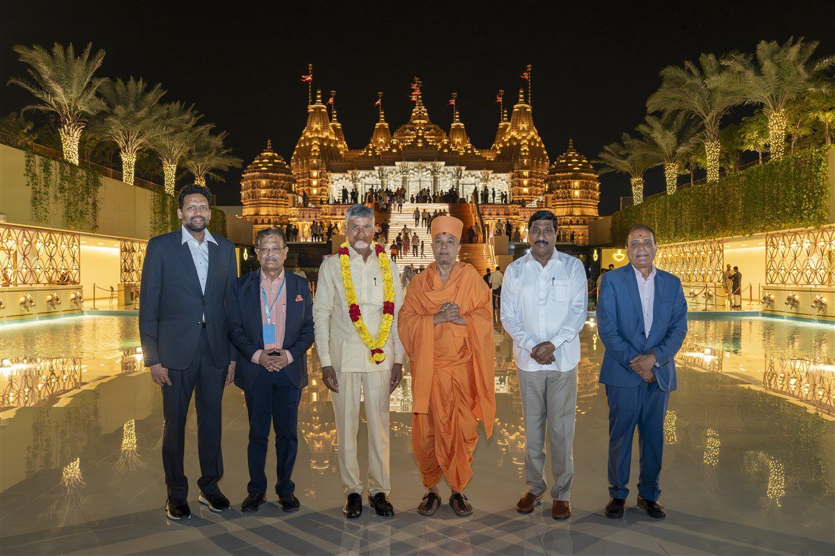 Andhra CM hails BAPS Hindu mandir in Abu Dhabi as global legacy of peace