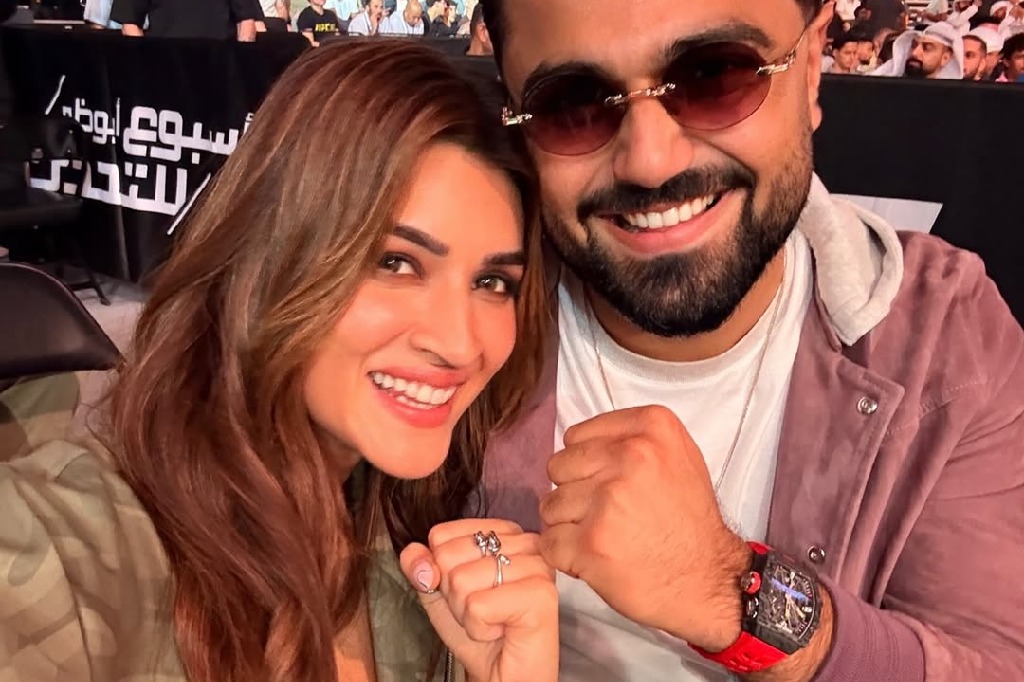 Kriti Sanon drops glimpses from her UFC date with rumoured beau Kabir Bahia