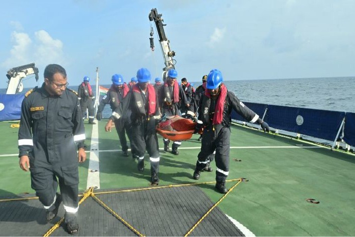 Indian Coast Guard rescues injured Iranian fisherman