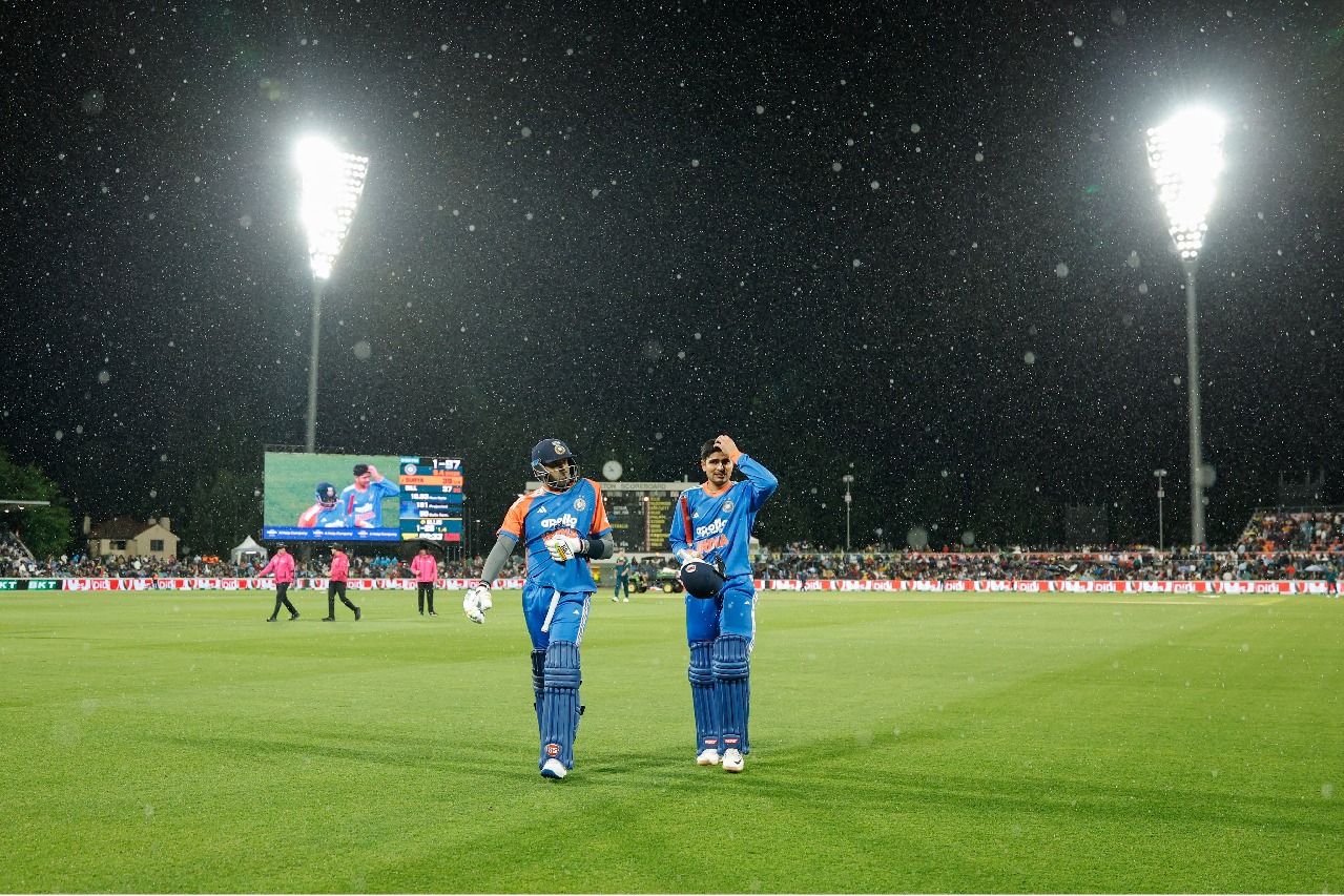 Rain washes out first India-Australia T20I in Canberra