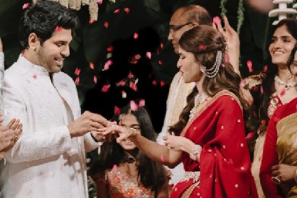 Allu Sirish gets engaged to the 'love of his life' Nayanika