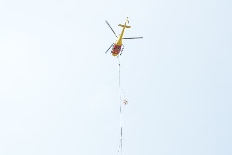 Aerial electromagnetic survey launched for SLBC tunnel in Telangana