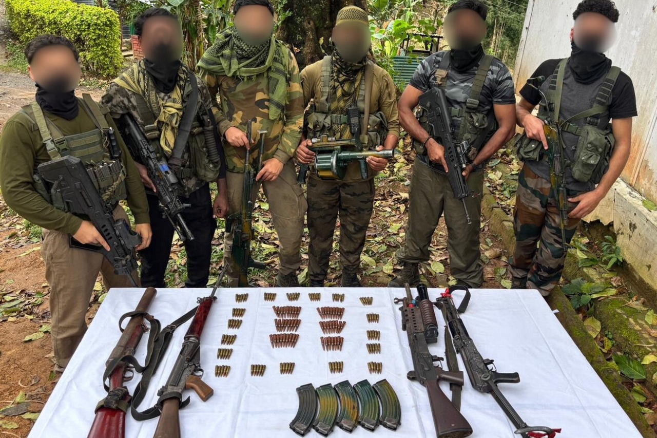 Foreign-made rifles recovered after 4 Kuki militants killed in Manipur