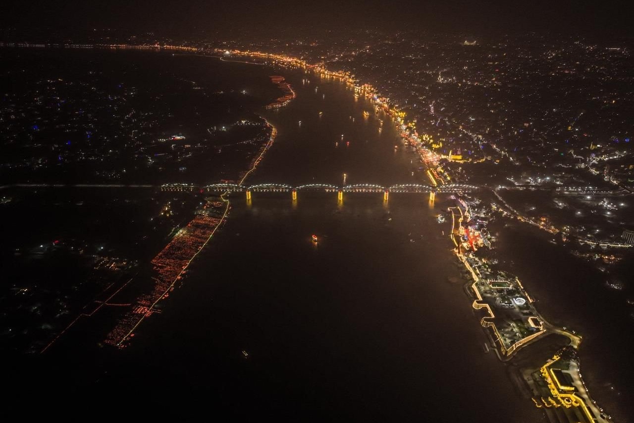 Varanasi dazzles in divine splendour as Dev Deepawali lights up Ganga